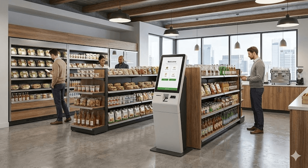 Office micro-market setup